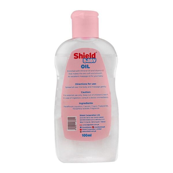 Shield Vitamin E Baby Oil, For Skin Moisturizing Massage, 100ml