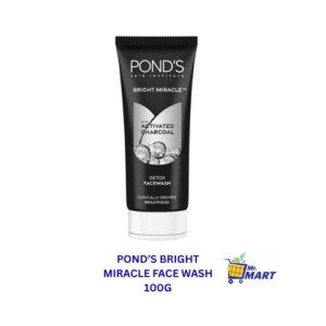 Pond’s Bright Miracle With Activated Charcoal Face Wash 100 gm