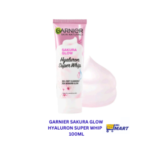 Garnier Sakura Glow Pinkish Glow Super Whip Foam Facial Cleanser - 100ml